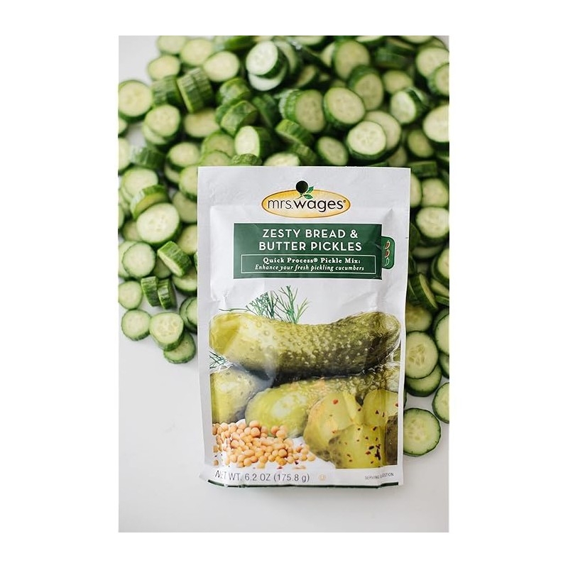 Mrs. Wages Zesty Bread & Butter Pickle Mix, 6.2 Oz