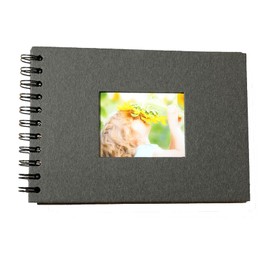 DFsucces 20 Pcs Handmade Albums for Scrapbooking Mat Photo Decor Growth Album Making with Corner Stickers (Black)