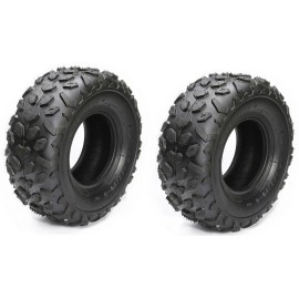 Unbranded 2 Pack 6" inch 145/70-6 145x70-6 ATV Tire 4PR for LT50 110CC Go kart Mini BIKE