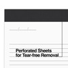TRU RED Notepad, 5" x 8", Narrow Ruled, White, 50