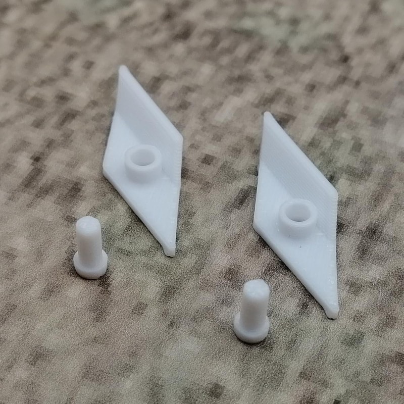 ULEIVA Replacement Power Button 2 x White Compatible with Garmin