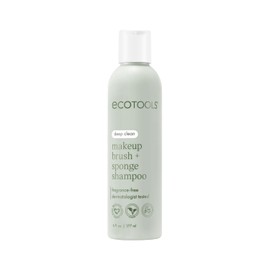EcoTools EcoTools Cleanser Shampoo for Makeup Brush/Sponge/Puffs, Remove Makeup & Impurities, Fragrance-Free, No Harsh Chemicals, Vegan & Cruelty-Free, 6 fl.oz./177 ml, 1 Count