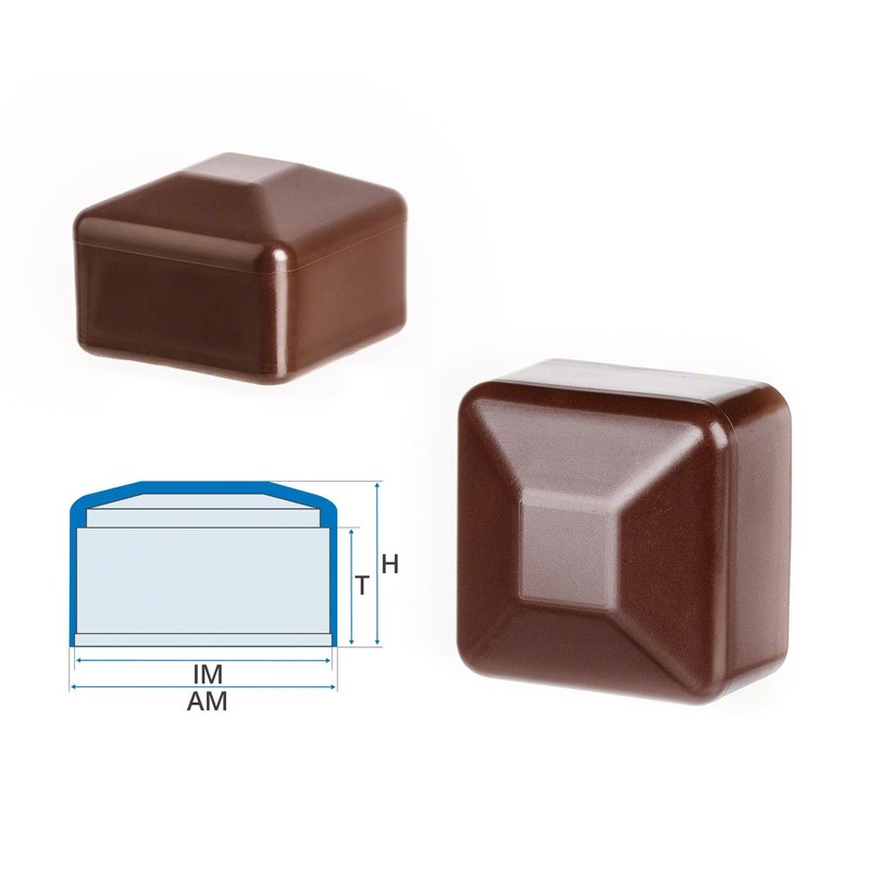EMFA Fence Post Cap 70 x 70 mm Pack of