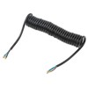 Trailer Extension Coiled Cable 12.8ft 20AWG 7 Core Polyurethane Copper