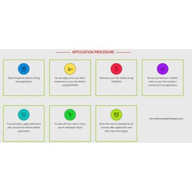 Noorani Henna Based Hair Color and Herbal Powder | Shipping in USA | Ships from California (1 (6 Pouch x 10g), GOLDEN BROWN HENNA)