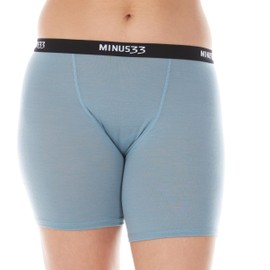 Calzoncillos tipo calzones para mujer, entrepierna de 5 pulgadas, 84% lana merina, ropa interior atlética antirozadura, absorbe la humedad debajo de los pantalones cortos, Azul Pizarra, X-Small