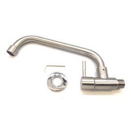 bath&bath stainless steel single faucet single lever wall mounted faucet horizontal faucet kitchen hand wash bathroom faucet no corrosion b272 B type