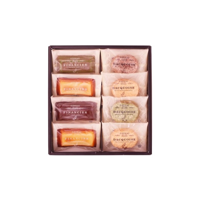 Gateau Selection of Home-ground Almonds 8 Pieces
