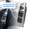 RUIANOMG Master Power Window Switch and Bezel Replacement for Camry