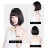 TefuRe D-3079DBR Short Bob Wig, Small Face Wig