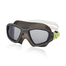 Speedo Unisex-Adult Swim Goggles Proview Mask , Black/Smoke