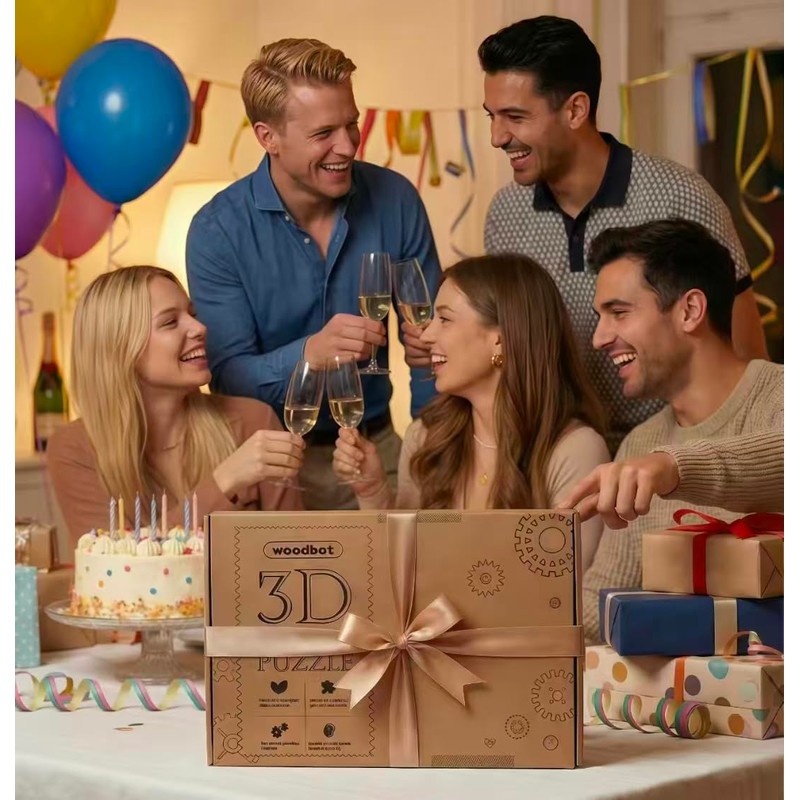 3D Wooden Puzzle for Adults, Marble Run - Advanced Roller