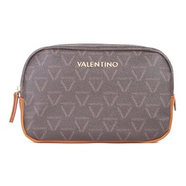VALENTINO Lady Re Soft Cosmetic Case Moro/Cuoio