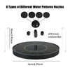 1.5W Solar Fountain Pump with 6 Nozzles Filter Anti-collision Bar