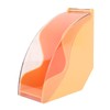 Fan Shape Storage Box with Dustproof Cover Compact Acrylic Filter
