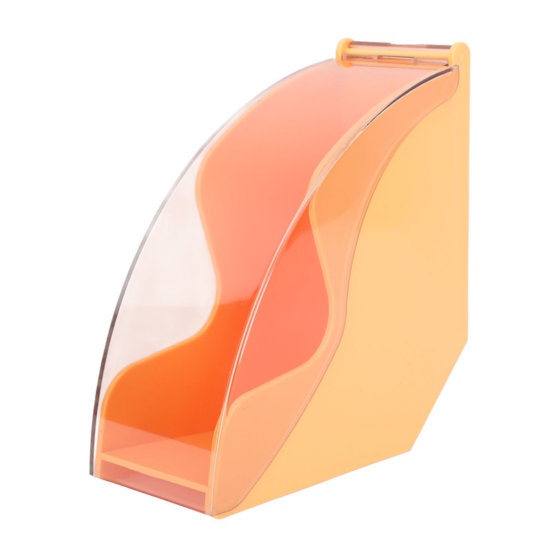 Fan Shape Storage Box with Dustproof Cover Compact Acrylic Filter
