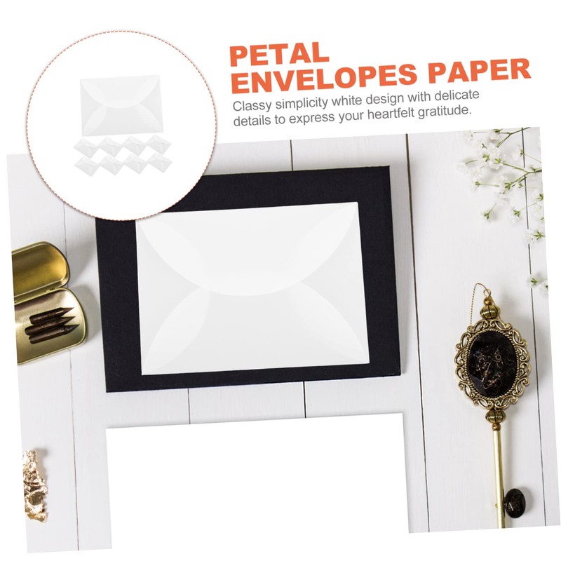 Pack of 10 Envelopes Transparent Envelopes Parchment Envelopes 5 x