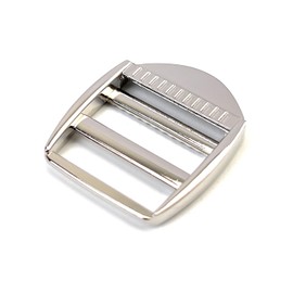 VersaKits 8 Pcs 1'' Silver Metal Ladder Lock Sliders for Straps