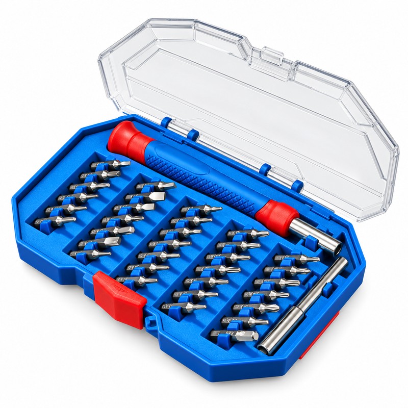 35-in-1 Precision Screwdriver Set – Magnetic Hexagonal, Flathead & Multi-Bit