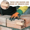 DoubleFill 2 Pairs 4 Inch Wood Line Blocks Masonry String