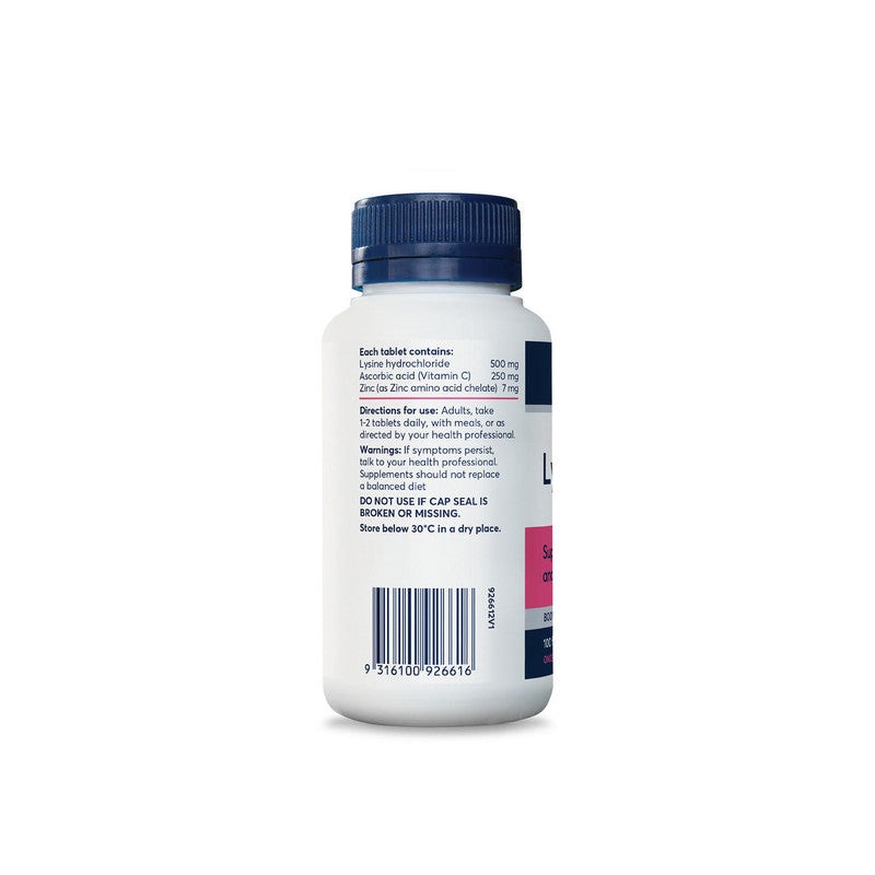 Faulding Lysine Plus 100 Tablets
