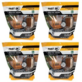 Fast 2K Deck Post Mix, Expanding Foam Concrete Alternative for Post Install (4)