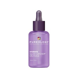 Pureology Hydrate Glow Catcher™ Hair Oil, Nourishing Anti-Frizz, Heat Protectant and Leave-In Treatment for Dry, Frizzy & Colour-Treated Hair, 50ml