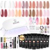 ROSALIND Poly Nail Gel Kit - 14 Colors + 72