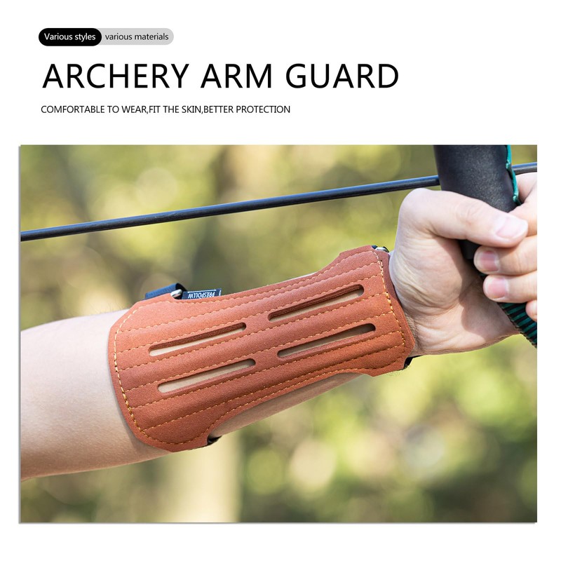 Prespollw Archery Arm Guard – Breathable & Durable Forearm Protector