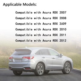 AOUTTUOA Driver Side Bottom Perforated Leather Seat Cover Black Fit for Acura RDX 2007 2008 2009 2010 2011 2012