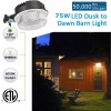 WYZM 75 Watt LED Barn Yard Light Dusk to Dawn