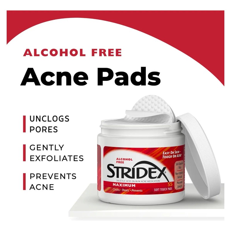 Stridex - Almohadillas Para Acné De Uso Diario Importado