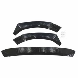 SHOWSEN 3PCS Glossy Black Front Bumper Lip Compatible with 2020-2025 KIA K5 GT GT-line Front Bumper Lip Splitter Spoiler