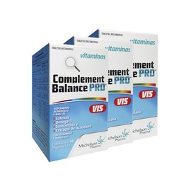 Complement Balance PRO VIS - Suplemento alimenticio a base de luteína, omega 3, adicionado con vitaminas y minerales. 3 PACK-Michelson Pharma