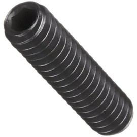 Alloy Steel Set Screw, Black Oxide Finish, Hex Socket Drive, Meets ASME B18.3/ASTM F912, 1/8" Length, #0-80 UNF Threads, Imported (Pack of 100)