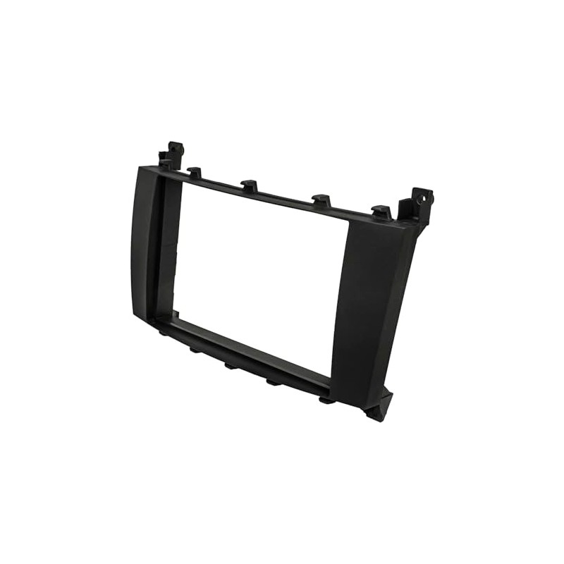 tomzz Audio 2434-030 Double DIN Radio Faceplate Compatible with Mercedes