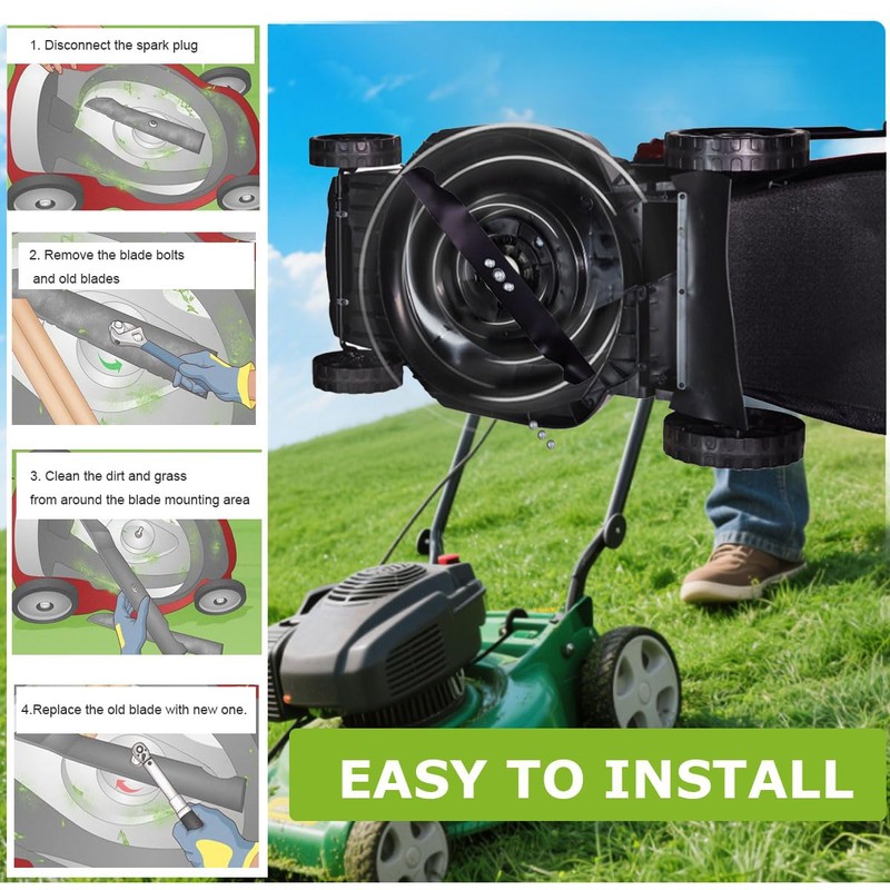 Wuples 20" Lawn Mower Blade 2105300125A Compatible with Hyper Tough