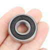Akozon Ball Bearings 10pcs 6000-2RS Rubber Sealed Deep Groove Ball