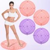 Threlaco 4 Pack Foot Massager Mat Foot Reflexology Pad with