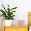 BTSKY PU Leather Cube Tissue Holder Box - Household/Office Square