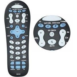 R301E1 TV Remote Control Compatible with RCA L26WD23 L32WD22 L32WD22A L32WD23 L37WD2 L37WD22 L37WD23 L42WD22 L46WD22 L42FHD28 L42FHD37YX7 and More