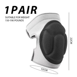 JTMKYO 1 Pair Of Men's Knee Pads, Knee Pads With Stretchy And Comfortable Fit, Unisex Knee Protection Gear, Work Pants Knee Pads, Knee Pads For Sports