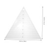 Gadpiparty Multi Function Acrylic Triangle Sewing Ruler Quilting Template for