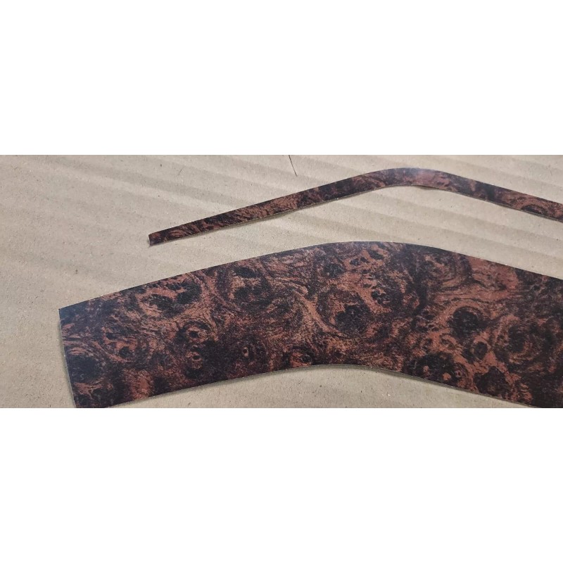 Ford 1975-1978 Mercury Marquis Steering Wheel Horn Pad Woodgrain Restoration