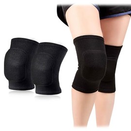 Makoto Nobu 1 Pairs Stretchy Dance Knee Pads, Breathable Knee Brace Supports Knee Protector, Knee Brace for Volleyball Football Dance Yoga Tennis Running Cycling Workout Climbing