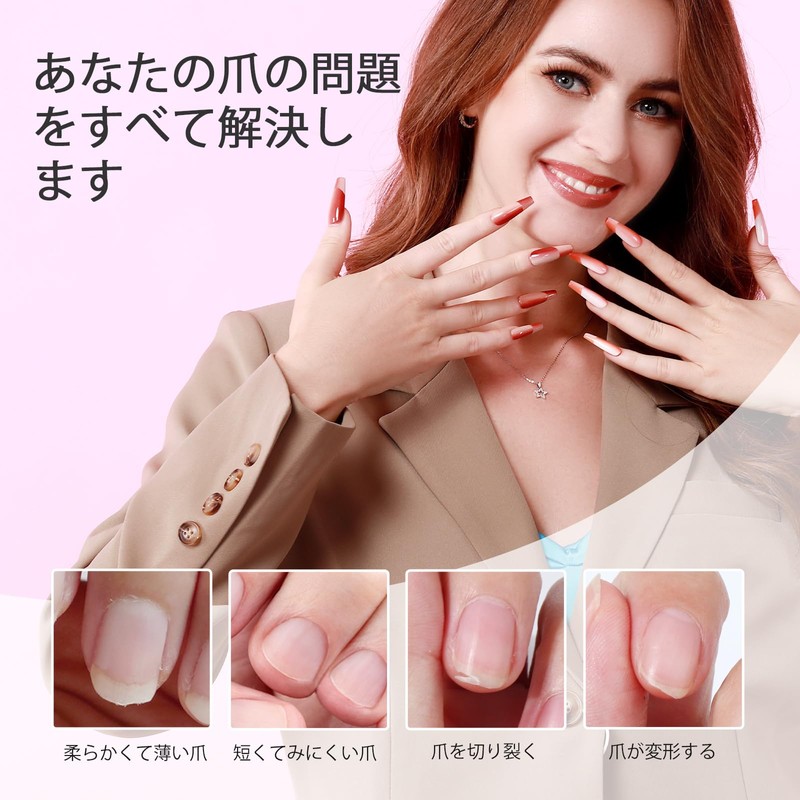 Saviland Nail Tips Kit - 240PCS Medium Coffin Shape Nail