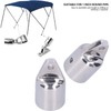 2pcs Bimini Top Cap External Eye End Accessories 316 Stainless