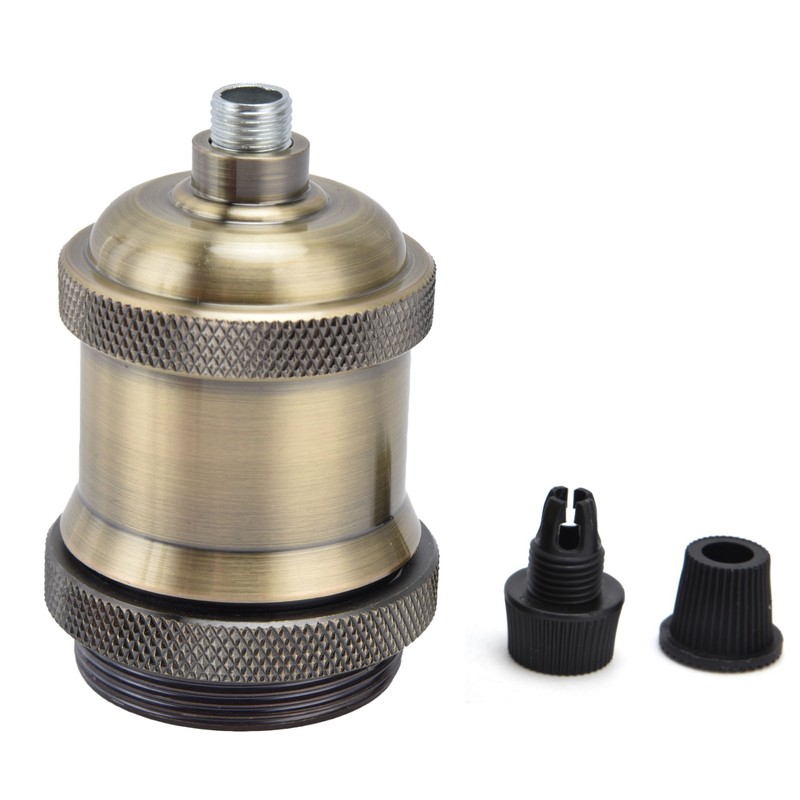6 Pcs Lamp Holder Metal E26 E27 Screw Retro Lighting