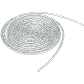 Allegra K Laces, Round Laces, Laces, Sparkling, Sparkling, Sneakers, Shoelaces, Silver, 110