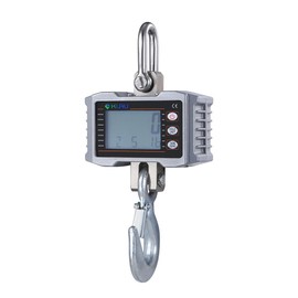 Crane Scale,Klau 1 Ton 2000 lb Industrial Hanging Scales 0.5 kg / 1 lb Resolution LCD Display with Backlight Silver for Factory